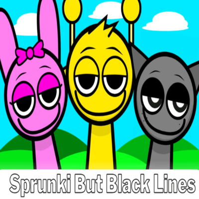 Sprunki But Black Lines: Incredibox Remix
