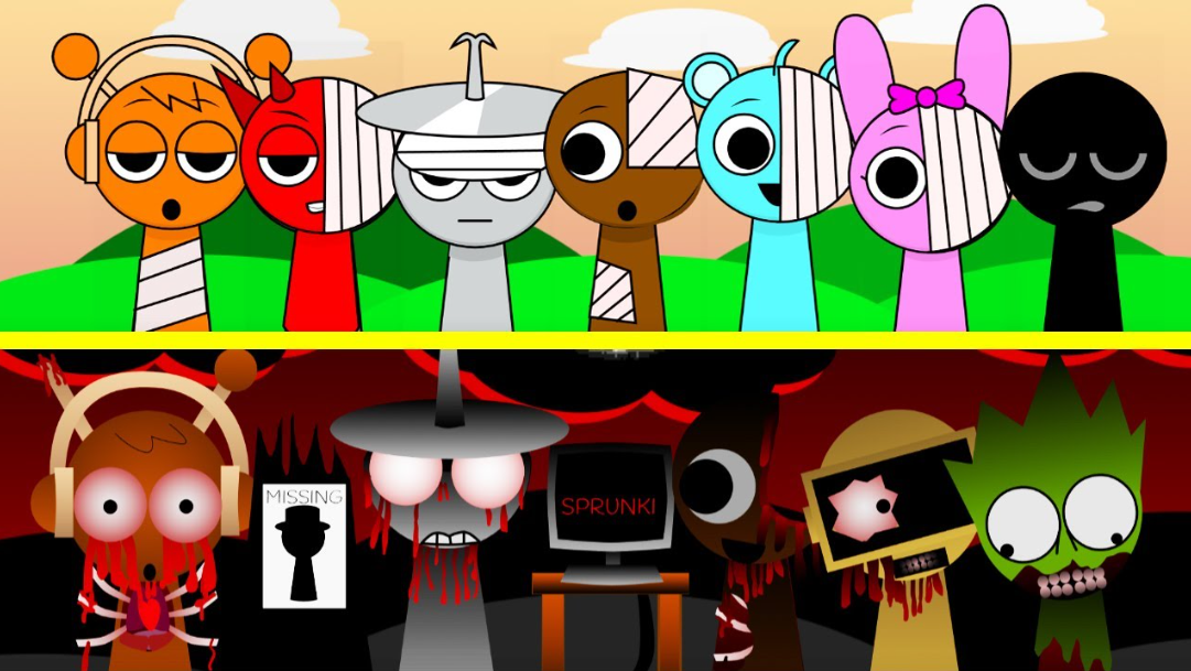 Sprunki Phase 3: Everyone Alive! Incredibox Mod
