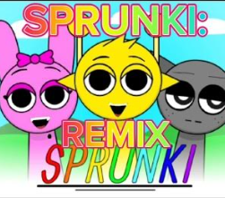 Sprunki Remix: Futuristic Robot Music Game
