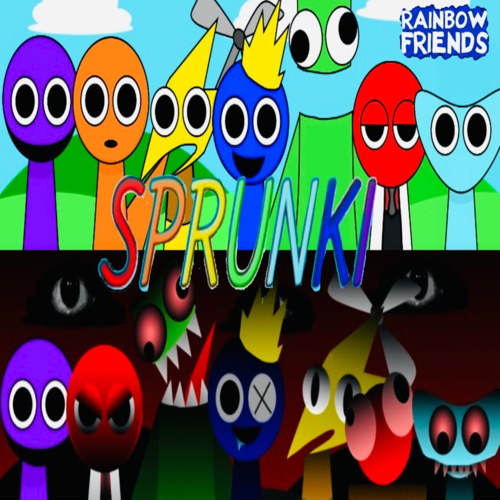 Sprunki Rainbow Friends: Music Game
